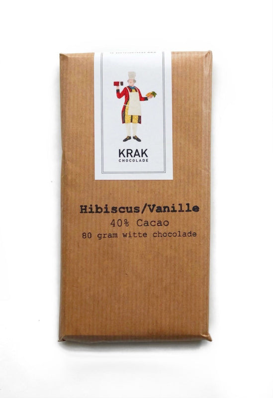 Krak Chocolade - 40% Hibiscus/Vanilla