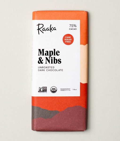 Raaka - Maple & Nibs 75%