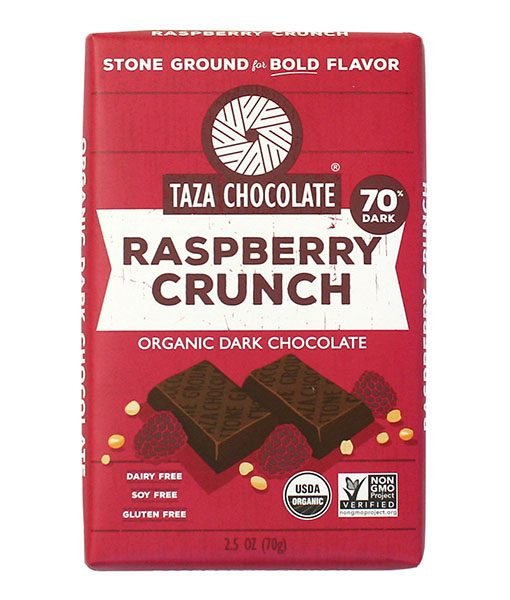 Taza Bars - Raspberry Crunch 70%