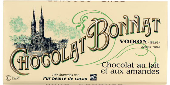 Bonnat - Au lait et aux amandes 55%