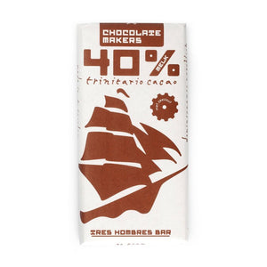 Chocolate Makers - Tres Hombres met Gerookt Zeezout 40%