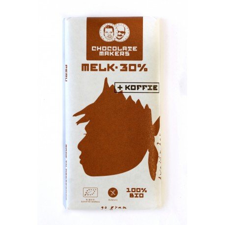 Chocolate Makers - Awajun Bar met koffie Melk 30%