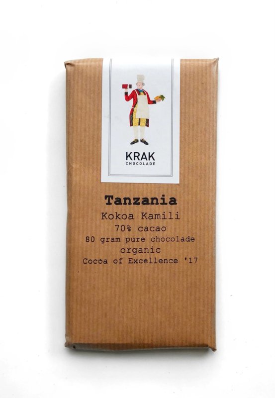 Krak Chocolade - 70% Tanzania (Kokoa Kamili)