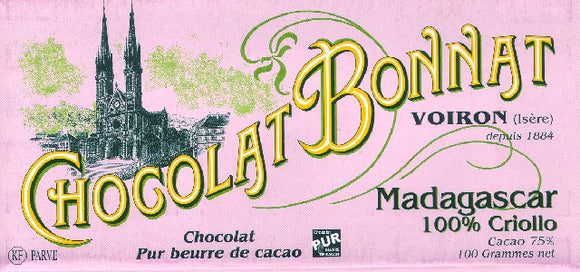 Bonnat - 100% Criollo Madagascar 75%