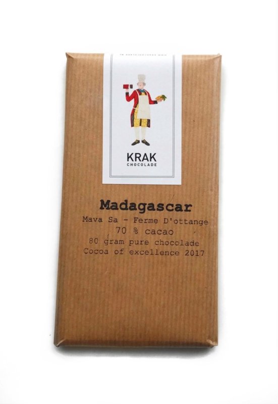 Krak Chocolade - 70% Madagascar (Mava Sa - Ferme D'ottange)