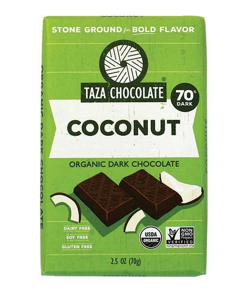 Taza Bars - Coconut  Dark 70%